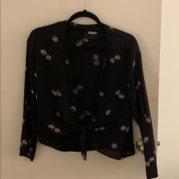 Reformation Casablanca Dandelion Tie top - Picture 2 of 2